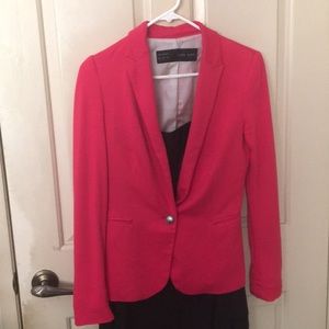 Zara Jackets & Coats - Zara hot pink blazer jacket Zara Jackets & Coats - Zara hot pink blazer jacket